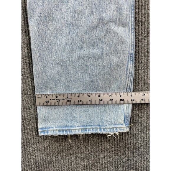 Abercrombie & Fitch Jeans Womens 27/4XS Short Light Wash 90s Relaxed High Rise - Picture 10 of 11